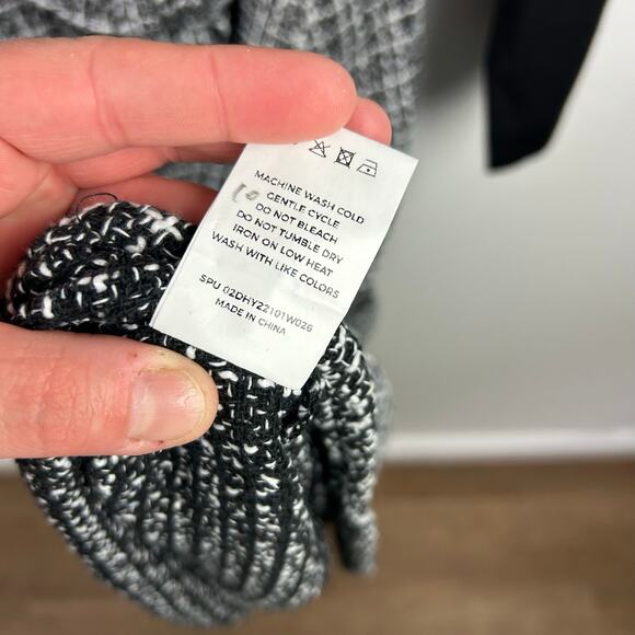 NEW BloomChic Black White Tweed Modest Midi Dress Women’s Plus Size 18/20 - Picture 7 of 8